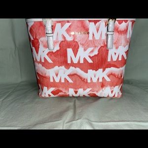 MK MD SHIBORI PRINT LOGO TOTE BAG
